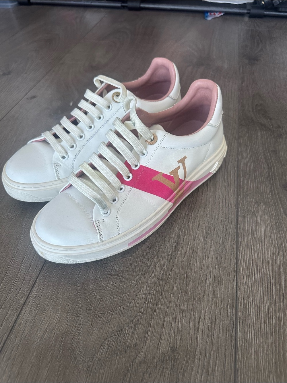 Louis Vuitton Time Out Sneakers - Size 39 (Excellent Condition